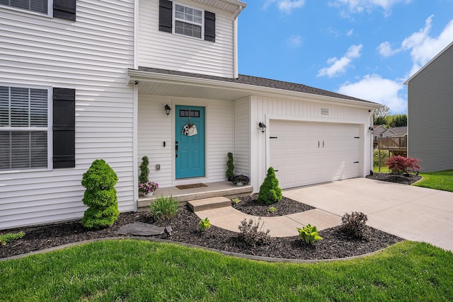 10900 Vine Leaf Cir, Allendale, MI 49401 - view of front of home with concrete driveway and a garage