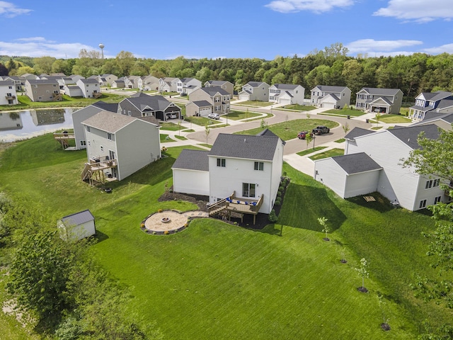 10900 Vine Leaf Cir, Allendale, MI 49401 - aerial view of residential area with a nearby body of water