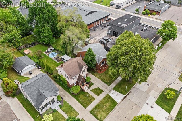114 N Connecticut Ave, Royal Oak, MI 48067 - aerial perspective of suburban area