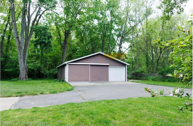4447 Stanley Rd, Genesee, MI 48437 - view of detached garage
