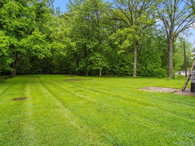 5220 County Line Rd, Lenox, MI 48048 - view of grassy yard with a patio