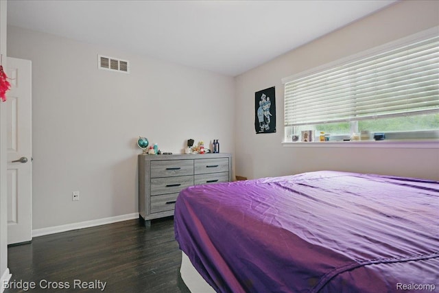 23850 Barfield St, Farmington, MI 48336 - bedroom with multiple windows, dark wood finished floors, and baseboards