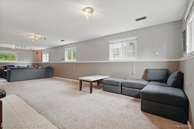 23850 Barfield St, Farmington, MI 48336 - view of carpeted living room