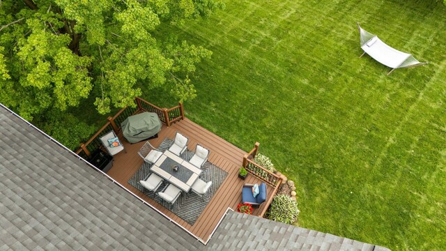 4388 Lori Lynn Ln, Whitmore Lake, MI 48189 - view from above of property