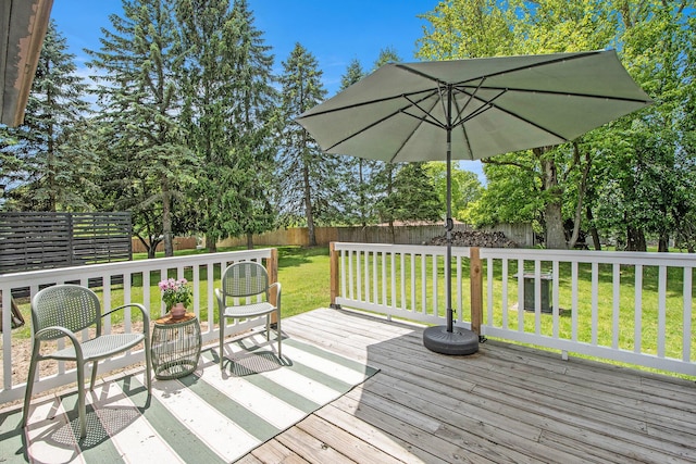 3025 Juneberry Ave SE, Grand Rapids, MI 49508 - view of wooden terrace