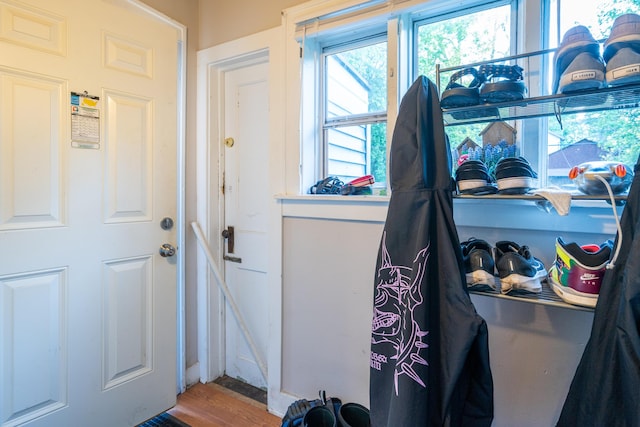 733 Lafayette Ave NE, Grand Rapids, MI 49503 - doorway with wood finished floors