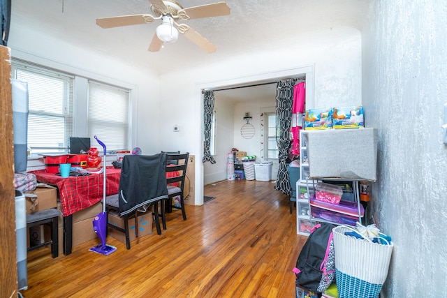 733 Lafayette Ave NE, Grand Rapids, MI 49503 - office space featuring wood finished floors and ceiling fan
