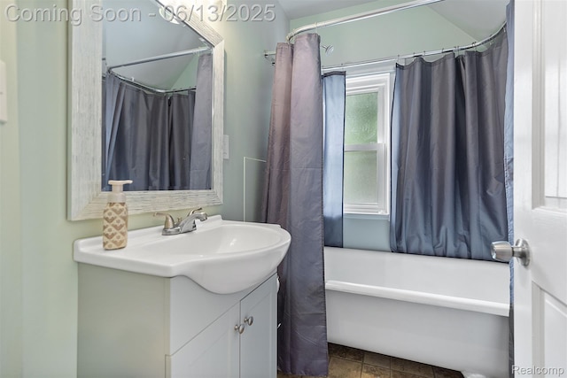 1 Jones St, Yale, MI 48097 - full bathroom with a tub to relax in, vanity, and a shower with curtain