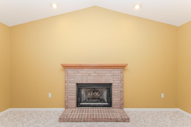 324 Redrock Ct, Ann Arbor, MI 48103 - detailed view of carpet flooring, a fireplace, and baseboards