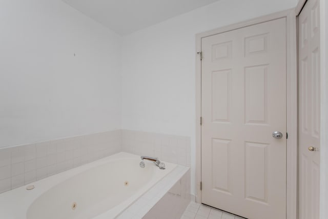 324 Redrock Ct, Ann Arbor, MI 48103 - full bathroom with a jetted tub and tile patterned floors