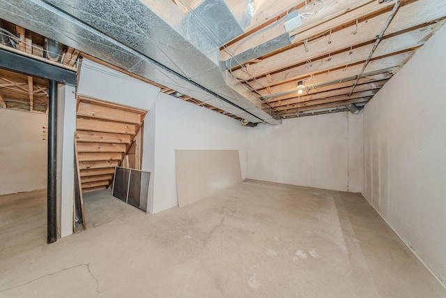 324 Redrock Ct, Ann Arbor, MI 48103 - view of unfinished basement