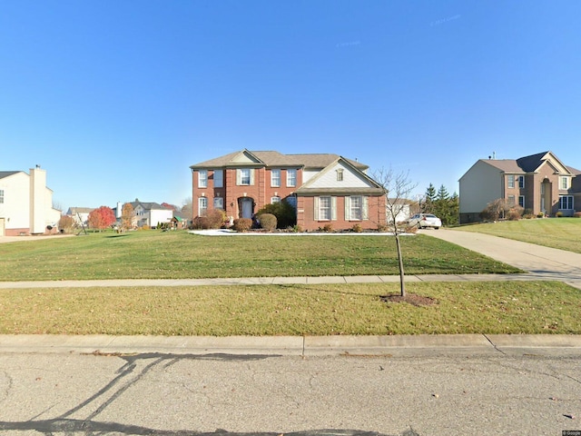 8423 Oxford Ln, Grand Blanc, MI 48439 - view of front facade featuring a front lawn and a residential view