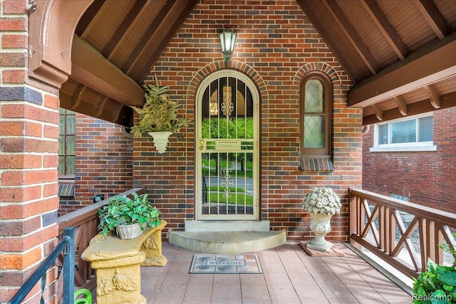 2505 Chicago Blvd, Detroit, MI 48206 - entrance to property with brick siding