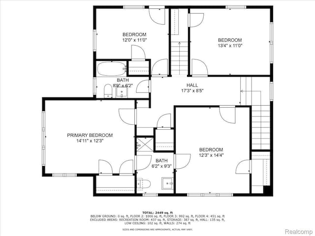 2505 Chicago Blvd, Detroit, MI 48206 - room layout