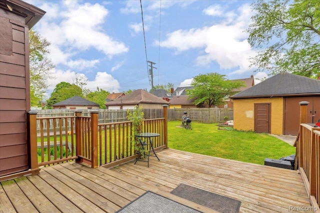 2505 Chicago Blvd, Detroit, MI 48206 - view of wooden deck