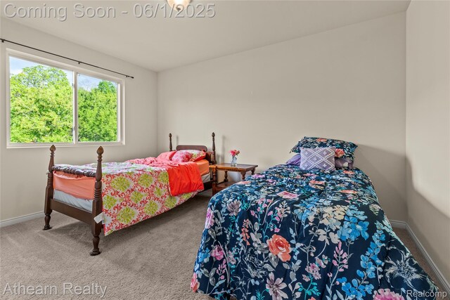 305 Beaver Run, Holly, MI 48442 - bedroom with carpet flooring and baseboards