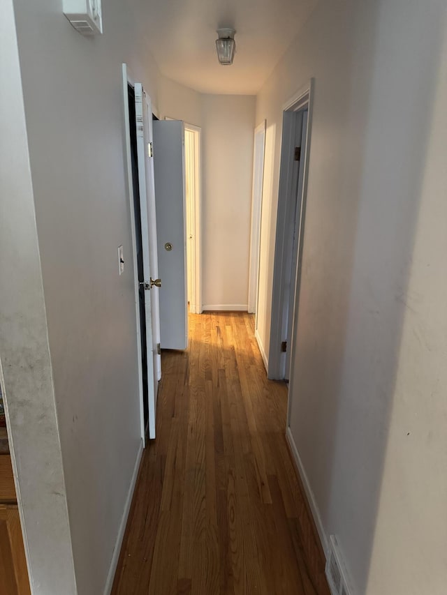 13497 Mark St, Southgate, MI 48195 - corridor with wood finished floors and baseboards