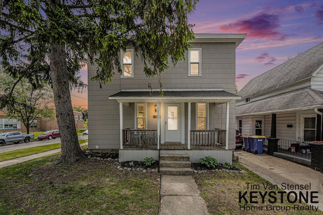 258 Ann St NE, Grand Rapids, MI 49505 - view of front of house with covered porch