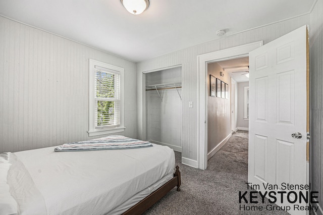 258 Ann St NE, Grand Rapids, MI 49505 - bedroom featuring carpet and a closet