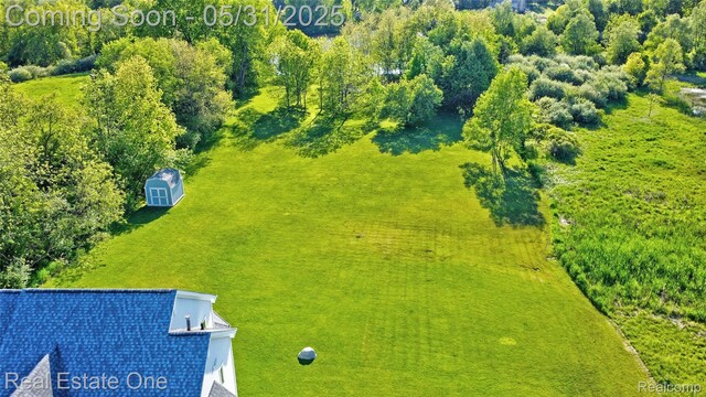 1572 S Hadley Rd, Ortonville, MI 48462 - view from above of property