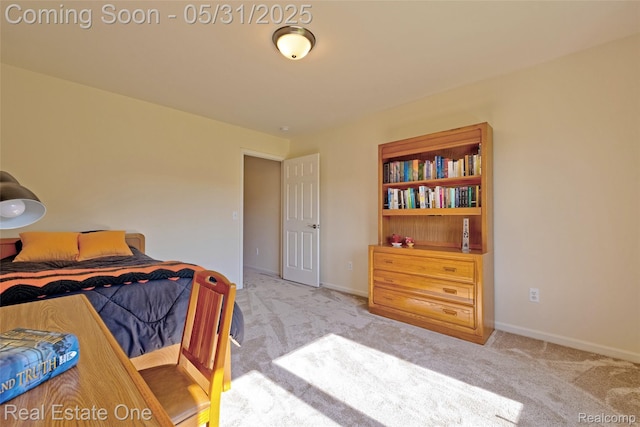 1572 S Hadley Rd, Ortonville, MI 48462 - bedroom featuring carpet floors and baseboards