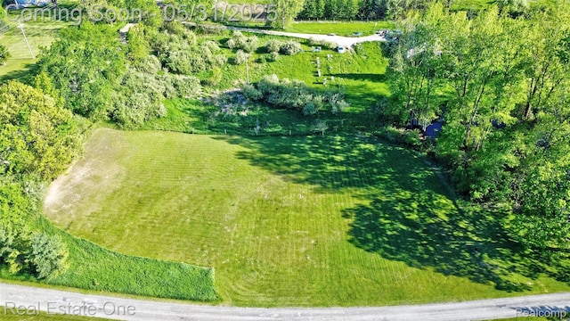 1572 S Hadley Rd, Ortonville, MI 48462 - aerial view of property and surrounding area