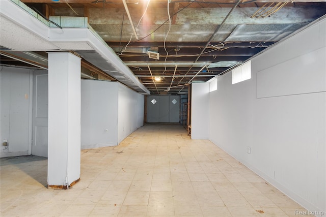15730 Winthrop St, Detroit, MI 48227 - basement featuring light flooring