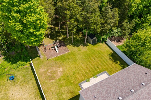 10126 Castle Creek Cir, Galesburg, MI 49053 - aerial view