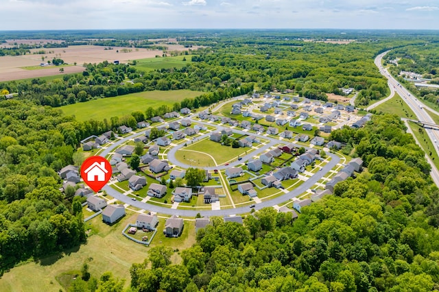 10126 Castle Creek Cir, Galesburg, MI 49053 - bird's eye view