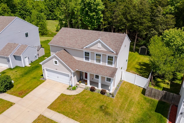 10126 Castle Creek Cir, Galesburg, MI 49053 - aerial view of property and surrounding area