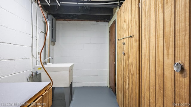 3446 17th St, Wyandotte, MI 48192 - view of unfinished basement