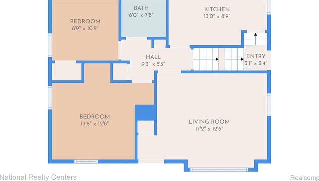 3446 17th St, Wyandotte, MI 48192 - property floor plan