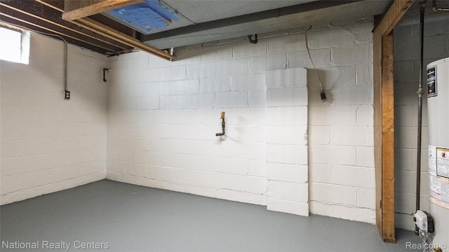 3446 17th St, Wyandotte, MI 48192 - below grade area with gas water heater