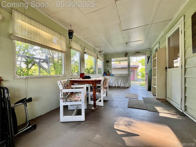 1865 Range Rd, Kimball, MI 48074 - sunroom with concrete floors