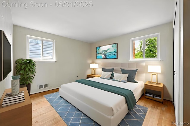 14846 Lakewood Dr, Plymouth, MI 48170 - bedroom featuring multiple windows, wood finished floors, and baseboards