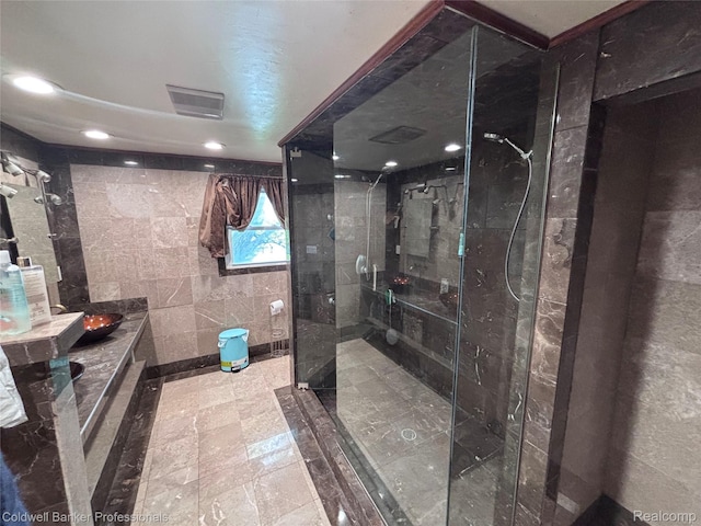 5550 25 Mile Rd, Shelby Twp, MI 48316 - bathroom featuring a shower stall