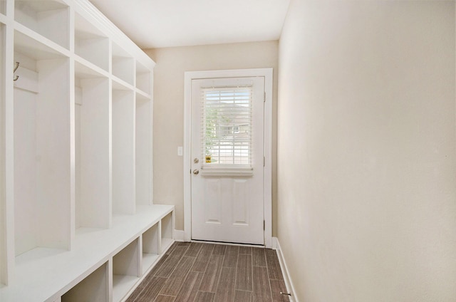 2512 W Liberty St, Ann Arbor, MI 48103 - mudroom with baseboards and wood finish floors