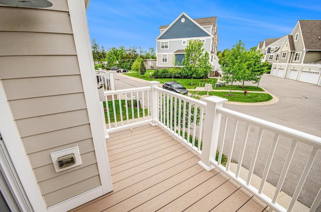 2512 W Liberty St, Ann Arbor, MI 48103 - deck with a residential view
