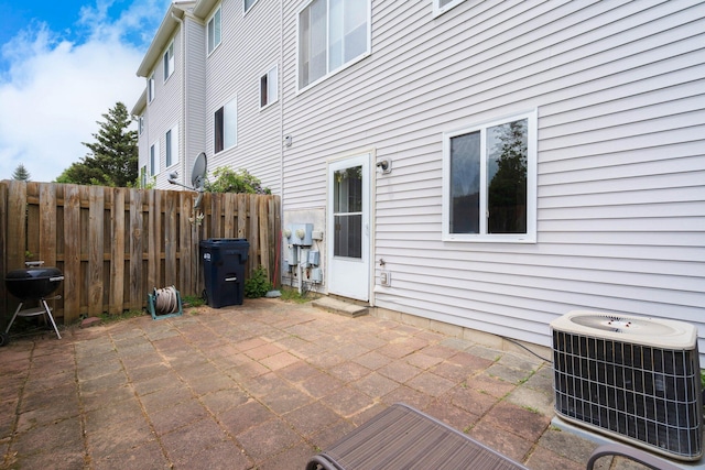 36438 Dominion Cir, Sterling Heights, MI 48310 - view of patio / terrace with central AC unit and area for grilling