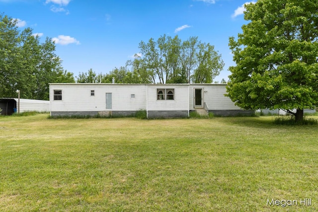 3570 109th Ave, Allegan, MI 49010 - view of front of property featuring entry steps and a front yard