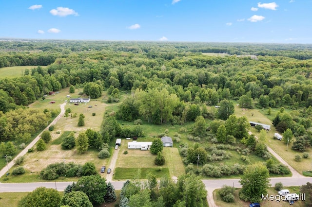 3570 109th Ave, Allegan, MI 49010 - aerial view of property's location with a forest and rural landscape