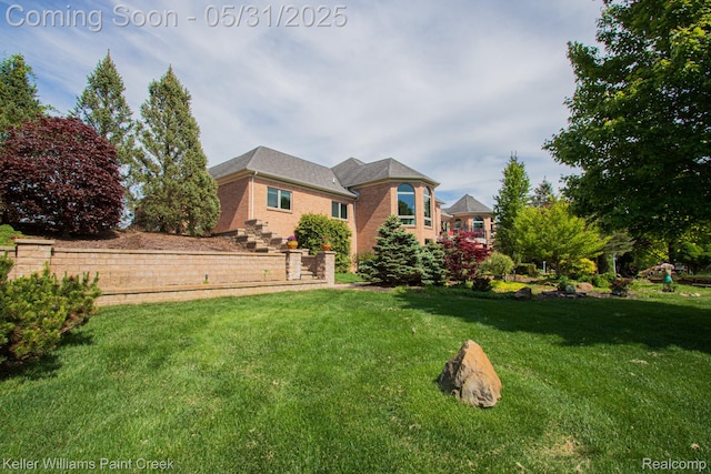 72755 Solanus Dr, Bruce, MI 48065 - view of grassy yard