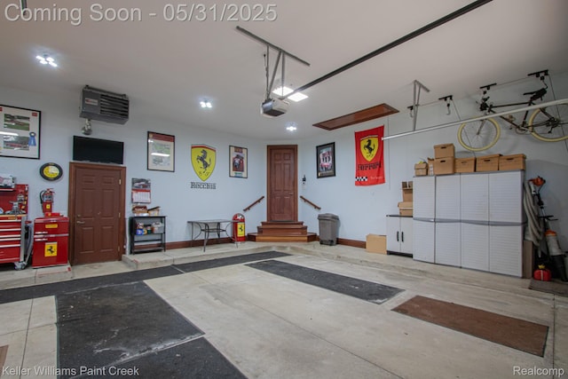 72755 Solanus Dr, Bruce, MI 48065 - garage with a garage door opener and recessed lighting