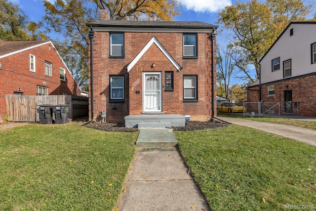 15480 Asbury Park, Detroit, MI 48227 - view of front of house featuring brick siding and roof with shingles