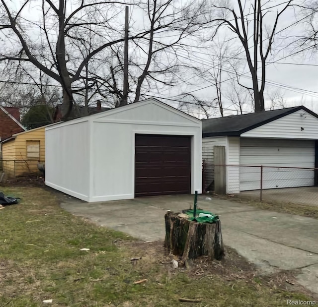 15480 Asbury Park, Detroit, MI 48227 - view of detached garage