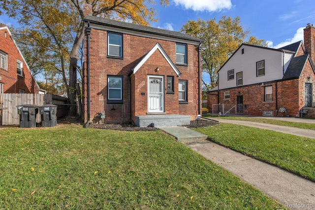 15480 Asbury Park, Detroit, MI 48227 - view of front facade featuring brick siding