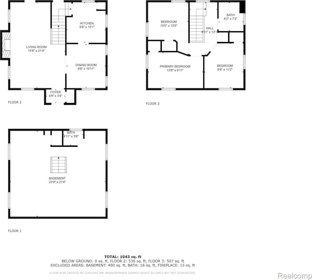 15480 Asbury Park, Detroit, MI 48227 - home floor plan