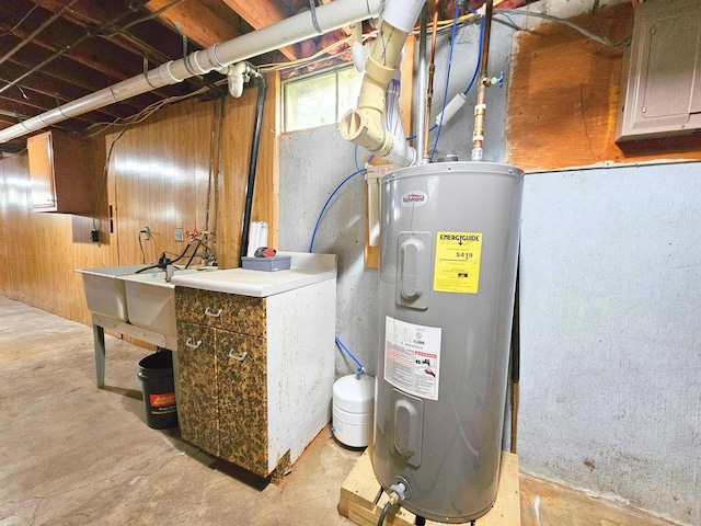10040 S Reese Rd, Birch Run, MI 48415 - utility room featuring water heater and electric panel
