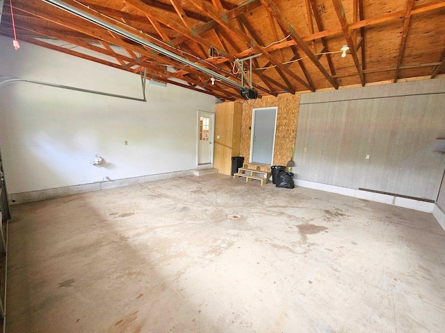 10040 S Reese Rd, Birch Run, MI 48415 - garage featuring a garage door opener