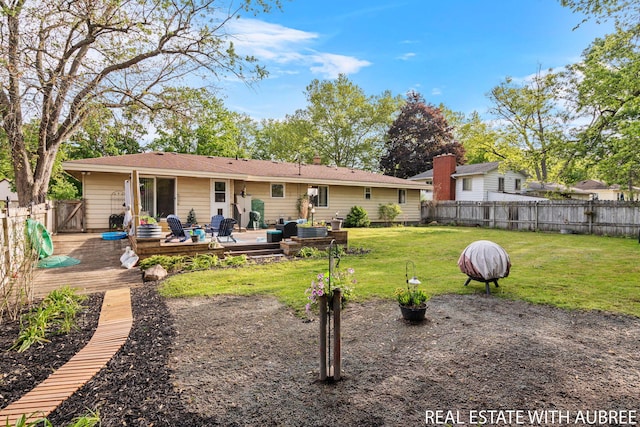 38 W 31st St, Holland, MI 49423 - back of house with a wooden deck